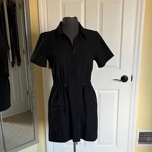 Beyond Yoga Black Short Sleeve Dress